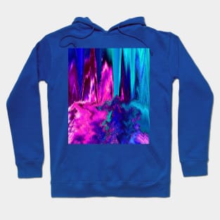 Melted Glitch (Pink & Teal) Hoodie
